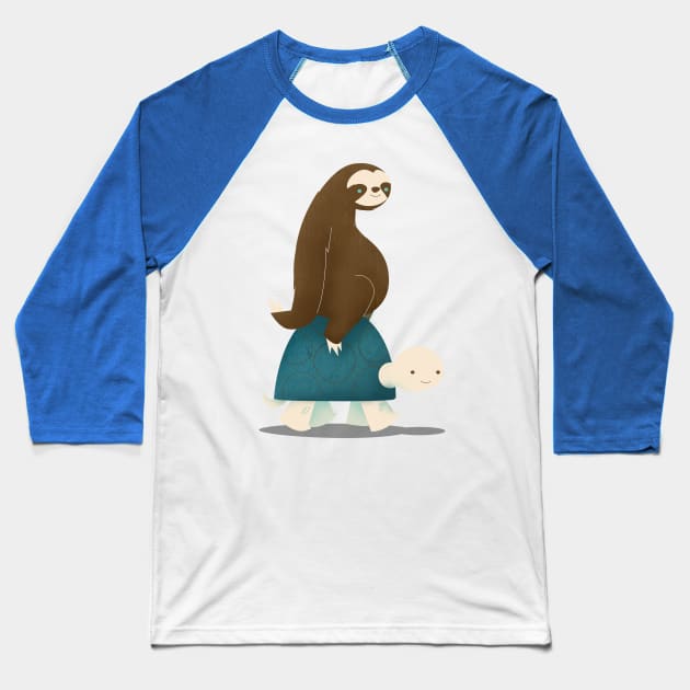 Slow Ride Baseball T-Shirt by jayf23